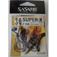 Anzois Sasame Super-X Nº3/0 F-910 Black Nickel